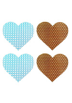 Load image into Gallery viewer, 3d Metallic Hearts