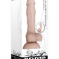 Real Supple Silicone Poseable Dildo w/ Balls - 6in - Light
