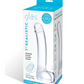 Glas - Realistic Curved Glass G-Spot Dildo - 7in - Clear