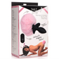 Tailz Waggerz Moving and Vibrating Bunny Tail Anal Plug (pink) in package.
