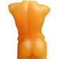 Photo of the back of the aCire Torso Candle from Sportsheets (form 4/gold) shows the backside of the male form.