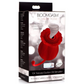 Bloomgasm - Royalty Rose Rechargeable Silicone Textured Suction Clitoral Stimulator - Red