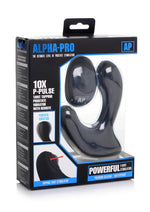 Load image into Gallery viewer, Alpha Pro 10x P-Pulse Taint Tapping Prostate Silicone Rechargeable Vibrator with Remote Control - Black