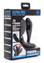 Load image into Gallery viewer, Alpha-Pro Bendable Prostate Stimulator with Stroking Bead - Black