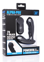 Load image into Gallery viewer, Alpha-Pro P-Milker Silicone Prostate Stimulator with Milking Bead - Black