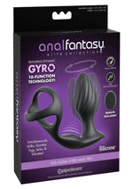 Load image into Gallery viewer, Anal Fantasy Elite Ass-Gasm Gyro-Milk Pro with Remote Control - Black