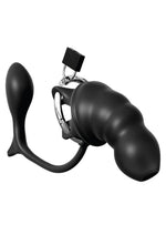 Load image into Gallery viewer, Anal Fantasy Elite Silicone Ass Gasm Cock Blocker Chastity Cage