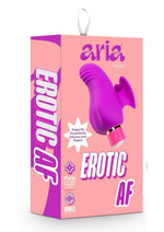 Load image into Gallery viewer, Aria Erotic AF Rechargeable Silicone Vibrator - Plum/Purple
