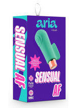 Load image into Gallery viewer, Aria Sensual AF Rechargeable Silicone Vibrator - Teal