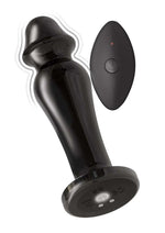 Load image into Gallery viewer, Ass-Sation Remote Control Rechargeable Vibrating Metal Anal Lover - Black/Metal