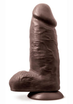 Load image into Gallery viewer, Au Naturel Chub Dildo with Suction Cup - Chocolate - 10in