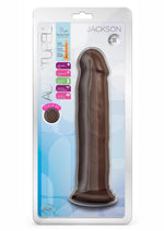 Load image into Gallery viewer, Au Naturel Jackson Dildo with Suction Cup - Chocolate - 9in