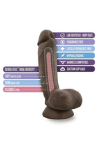 Load image into Gallery viewer, Au Naturel Jerome Dildo - Brown/Chocolate - 8.75in