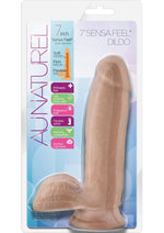 Load image into Gallery viewer, Au Naturel Sensa Feel Dildo with Suction Cup - Caramel - 7in
