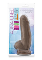 Load image into Gallery viewer, Au Naturel Sensa Feel Fat Boy Dildo - Chocolate - 7in