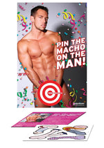 Load image into Gallery viewer, Bachelorette Party Favors Pin The Macho On The Man Party Game