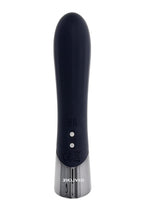 Load image into Gallery viewer, Back In Black Rechargeable Silicone Bullet - Black