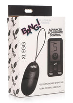 Load image into Gallery viewer, Bang 25x Rechargeable Silicone XL Egg with Remote Control - Black - XLarge