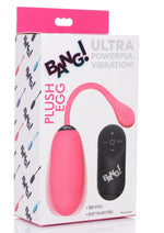 Load image into Gallery viewer, Bang! 28x Plush Silicone Rechargeable Egg with Remote Control - Pink