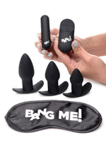 Load image into Gallery viewer, Bang! Backdoor Adventure Rechargeable Silicone Butt Plug Kit