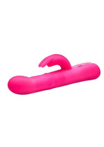 Load image into Gallery viewer, Bang! Come Hither Beaded Rechargeable Silicone Rabbit Vibrator - Pink