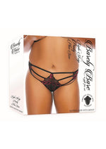 Load image into Gallery viewer, Barely Bare Triple Strap Panty - Black - Plus Size/Queen