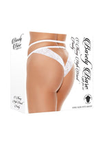 Load image into Gallery viewer, Barely Bare V-Thong High Waist Panty - White - One Size