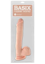 Load image into Gallery viewer, Basix Rubber Works Mega Dildo - Vanilla - 12in