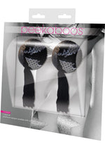 Load image into Gallery viewer, Black Sequin with Black Tassel - Black