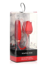 Load image into Gallery viewer, Bloomgasm Romping Rose 10x Rechargeable Silicone Suction Rose and Thrusting Vibrator - Red