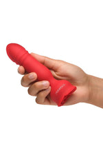 Load image into Gallery viewer, Bloomgasm Rose Delight Rechargeable Silicone Thrusting Vibrator