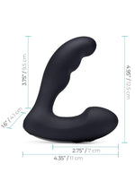 Load image into Gallery viewer, Blue Line Prober Silicone Rechargeable Dual Vibrating Remote Controlled Prostate Stimulator