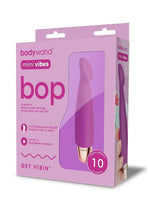 Load image into Gallery viewer, Bodywand Mini Vibes Bop Rechargeable Silicone Clitoral Stimulator - Purple