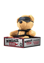 Load image into Gallery viewer, Bondage Bearz Bound Up Billy Stuffed Animal - Black/Brown