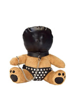 Load image into Gallery viewer, Bondage Bearz Gimpy Glen Stuffed Animal - Black/Brown
