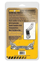 Load image into Gallery viewer, Boneyard Low Hangers Silicone Ball Stretchers - Black - 3 Per Set