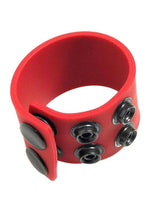 Load image into Gallery viewer, Boneyard Silicone Ball Strap 1.5in Stretcher - Red