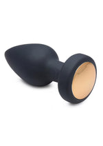 Load image into Gallery viewer, Booty Sparks Silicone Vibrating Led Plug - Black - Large