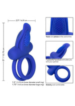 Load image into Gallery viewer, Calexotics Silicone Rechargeable Dual Pleasure Enhancer Cock Ring