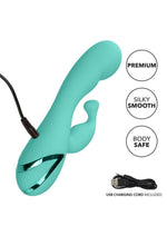 Load image into Gallery viewer, California Dreaming Tahoe Temptation Silicone Rechargeable Rabbit Vibrator