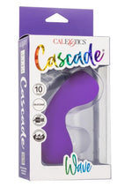 Load image into Gallery viewer, Cascade Wave Rechargeable Silicone Vibrator - Purple