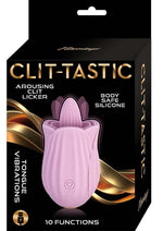 Load image into Gallery viewer, Clit-Tastic Arousing Clit Licker Rechargeable Silicone Clitoral Vibrator - Pink
