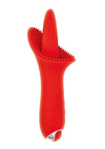 Load image into Gallery viewer, Clit-Tastic Luscious Clit Licker Rechargeable Silicone Clitoral Vibrator - Red