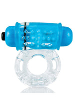 Load image into Gallery viewer, Colorpop O Wow Vibrating Ring - Blue