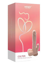 Load image into Gallery viewer, Colter App Controlled Realistic Thrusting Dido Vibrating Licker - Caramel - 8.5in
