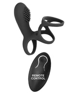 Load image into Gallery viewer, Commander Vibrating Clitoral Stimulating Cock Cage with Remote Control - Black