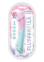 Load image into Gallery viewer, Cotton Candy Flufferella Rechargeable Silicone Vibrator - Aqua/Blue/Fuschia/Pink