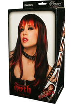 Load image into Gallery viewer, Courtney Wig - Black/Burnt Red/Red