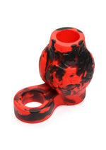 Load image into Gallery viewer, Creature Cocks Hell Hound Silicone Penis Sleeve and Ball Stretcher