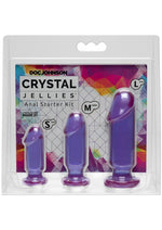 Load image into Gallery viewer, Crystal Jellies Anal Starter - Purple - 3 Piece Kit